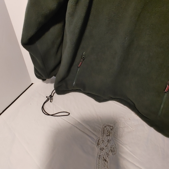 Colo Reversible Pullover 1/4 Zip up Men's Coat Sweater Size XL Navy Green - Picture 7 of 13